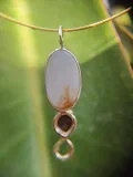 Vintage-Inspired Moss Agate & 14ct Gold Pendant