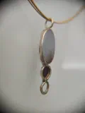 Vintage-Inspired Moss Agate & 14ct Gold Pendant