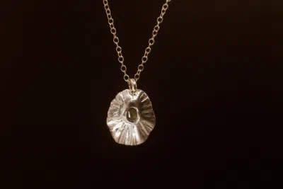 Silver Limpet Shell Necklace