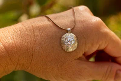 Silver Sea Urchin Necklace