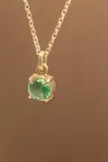 Antique Glass Facet Pendant