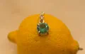 Antique Glass Facet Pendant