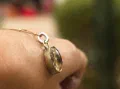 The Golden Illuminator: Rutile Quartz Pendant