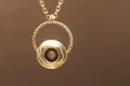 Moonstone ‘Picture Disc’ Statement Pendant