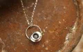 Moonstone ‘Picture Disc’ Statement Pendant
