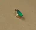 Opal Doublet & Silver Drop Pendant
