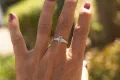Marquise Solitaire Band