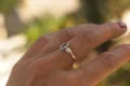 Marquise Solitaire Band