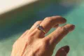 Marquise Solitaire Band
