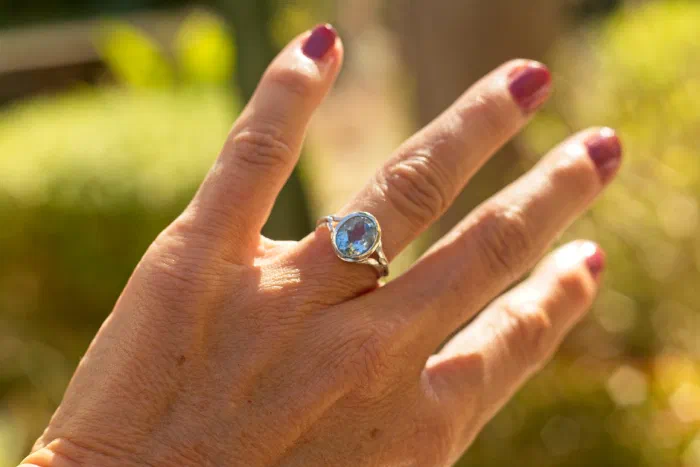 Marbella Sky Topaz Ring