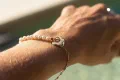 Pearl & Gold Statement Bracelet