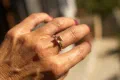 Modern Sol Citrine Ring