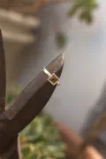 Modern Sol Citrine Ring