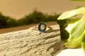 Azure Pool Pearl Ring