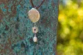 Baroque Pearl & Ruby Bloom Pendant