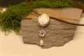 Baroque Pearl & Ruby Bloom Pendant