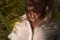 Baroque Pearl & Ruby Bloom Pendant