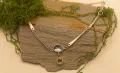 chain, necklace, citrine