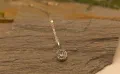 Champagne Moissanite Solitaire Necklace