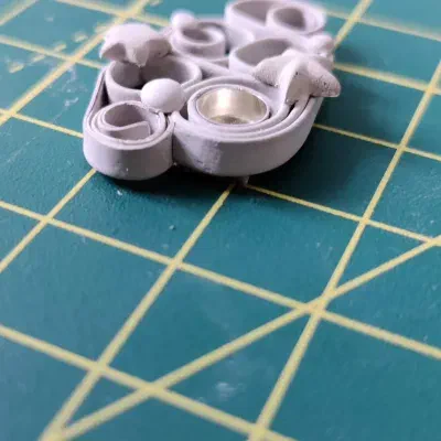Clay filigree